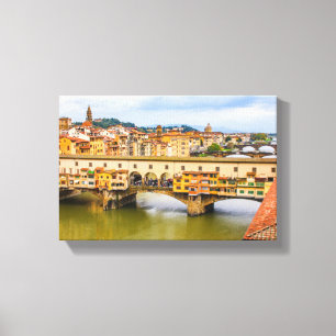 Toile Belle vue Ponte Vecchio, Florence, Italie