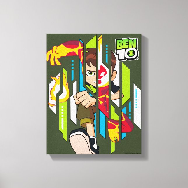 Toile Ben 10 Transformation de l'ADN de l'hémataste (Recto)