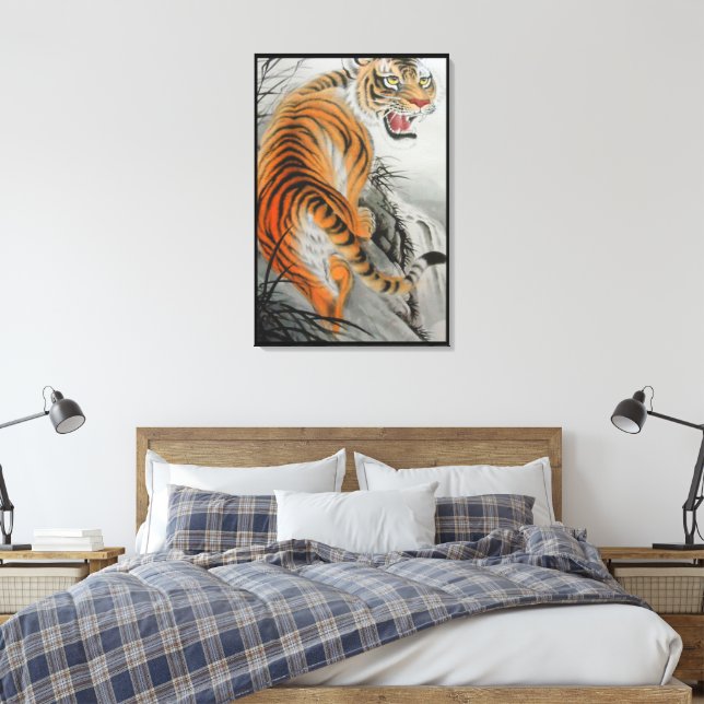 Toile Bengale Enveloppée De Tigre (Insitu(Chambre))