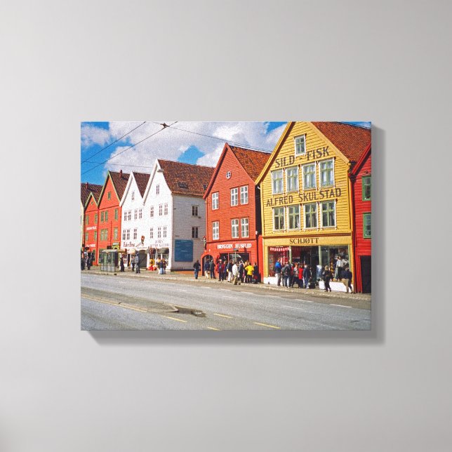 Toile Bergen, Norvège (Recto)