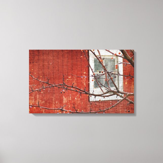 Toile Berries et Grange (Recto)
