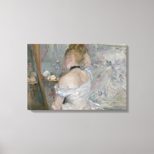 Toile Berthe Morisot - Femme à sa Toilette (Recto)