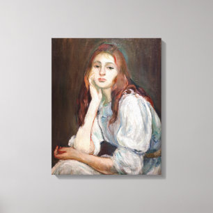 Toile Berthe Morisot - Julie Daydreaming