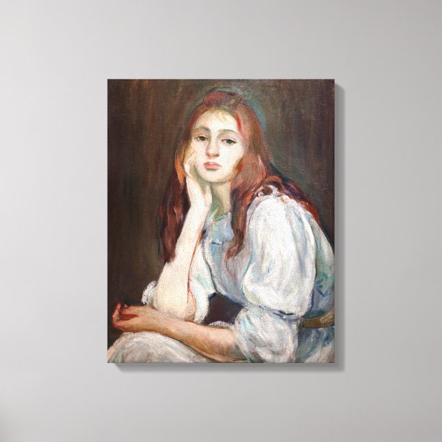 Toile Berthe Morisot - Julie Daydreaming (Recto)