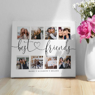 Toile Best Friends Script Venin For Friends Photo Collag