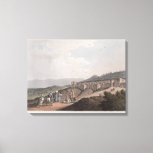 Toile Bethlehem en Palestine, vue de la partie