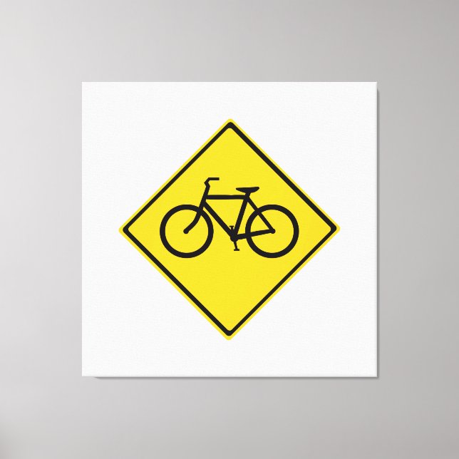 Toile Bicyclette pour panneau routier (Recto)