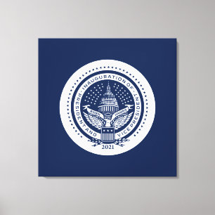 Toile Biden Harris Logo Inaugural Jour d'Inauguration 20