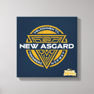 Toile Bienvenue À New Asgard Souvenir Graphic