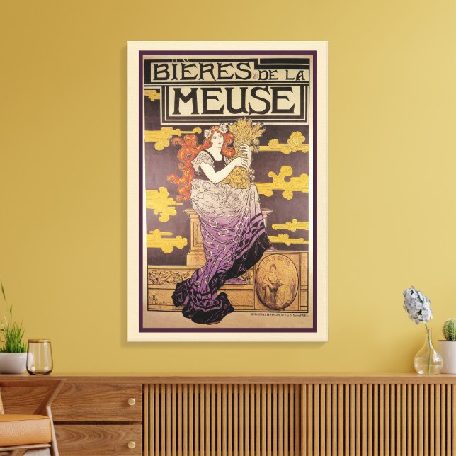 Toile Biere de la Meuse par Marc Auguste Bastard (Insitu(Salon))