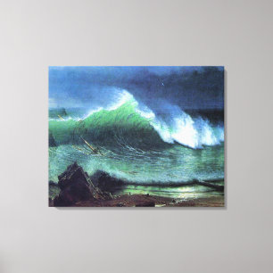 Toile Bierstadt - Mer d'Emeraude, célèbre peinture,