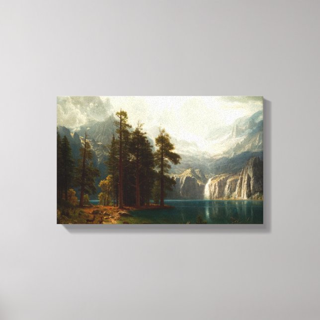 Toile Bierstadt Sierra Nevada (Recto)