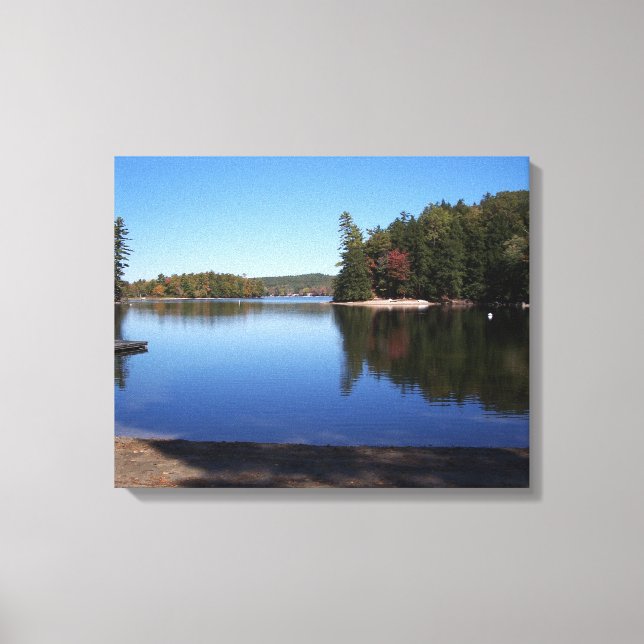 Toile Big Sebago Lake, Maine (Recto)