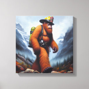 Toile Bigfoot le pompier d'élite
