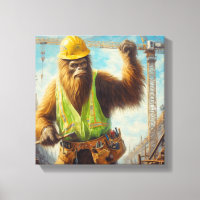 Bigfoot le travailleur du bâtiment