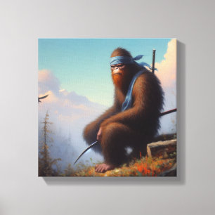 Toile Bigfoot Ninja