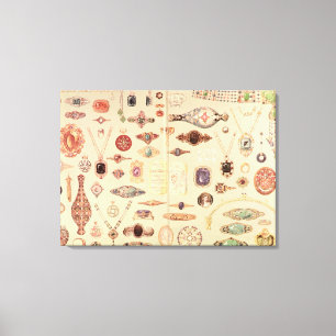 Toile Bijoux du "catalogue de Tiffany", 1890