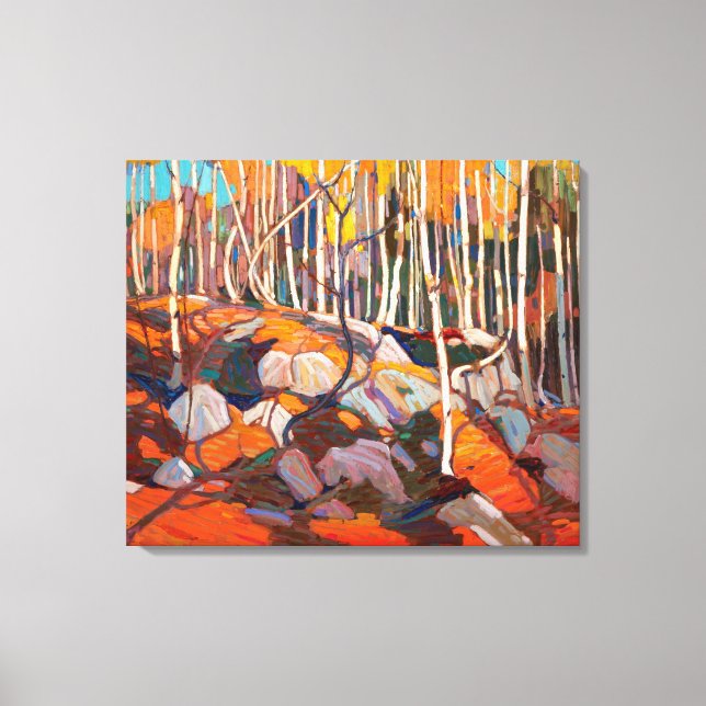 Toile Birch Grove, automne | Tom Thomson | (Recto)