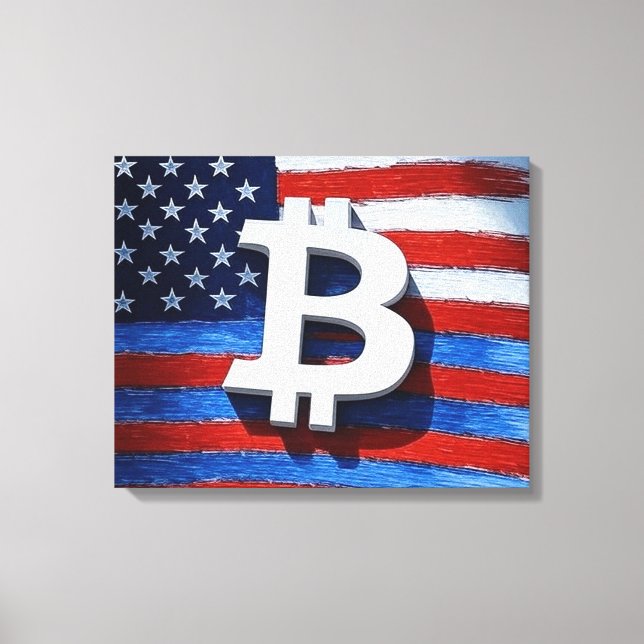 Toile Bitcoin USA (Recto)