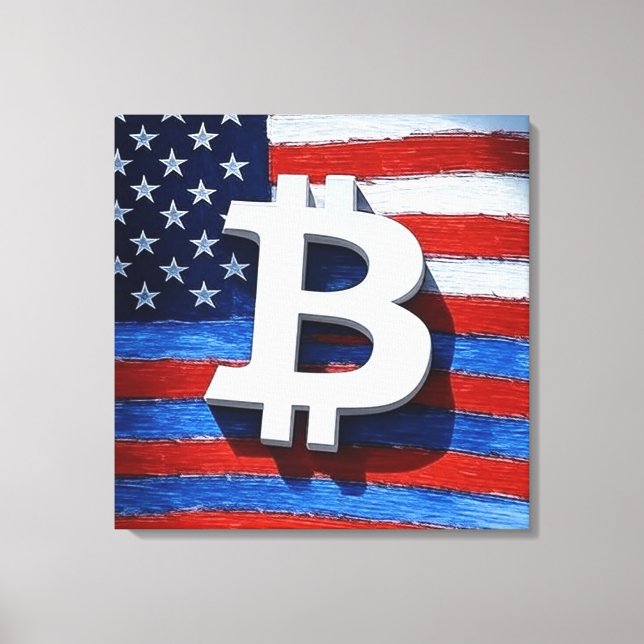 Toile Bitcoin USA (Recto)
