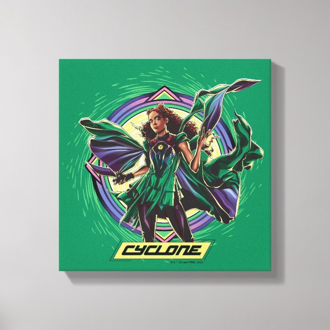 Toile Black Adam | Graphique de caractères de cyclone (Recto)