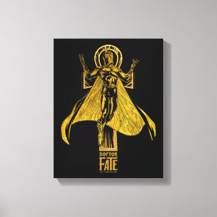 Toile Black Adam   Graphique de caractères de fin de doc