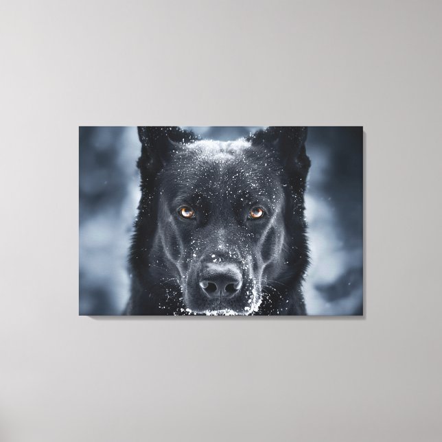 Toile Black German Shepherd (Recto)
