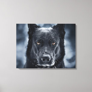 Toile Black German Shepherd