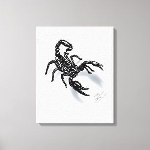 Toile Black Scorpion !