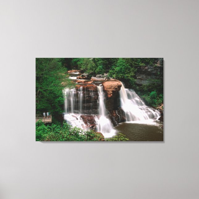 Toile Blackwater Falls, Virginie-Occidentale, pittoresqu (Recto)