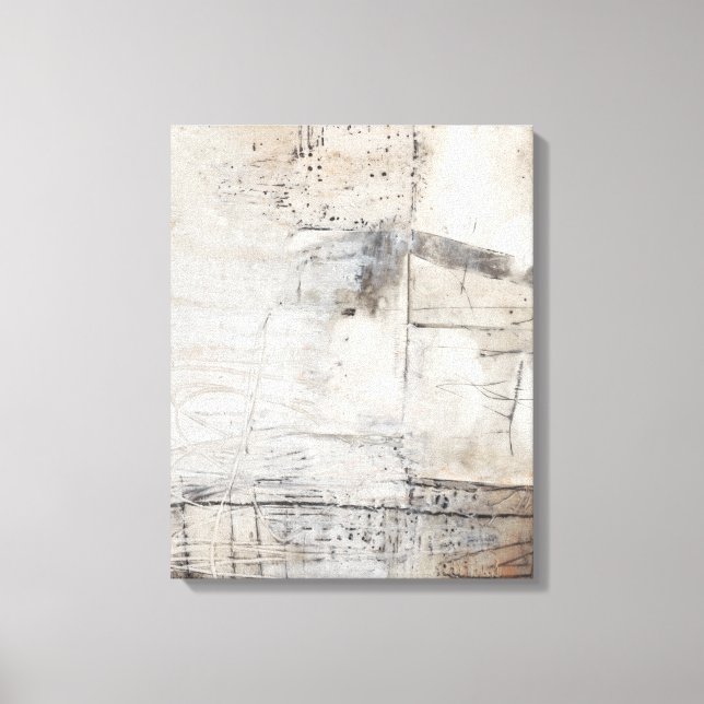 Toile Blanc noir et bronze (Recto)