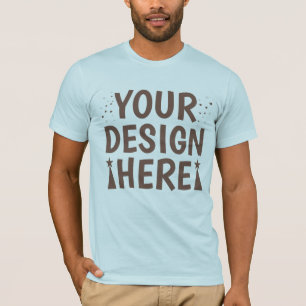 Toile blanche Bella. Mockup de T-shirt féminin