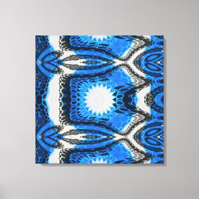 Toile Bleu atomique (Recto)