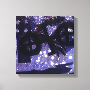 Toile Bleu foncé