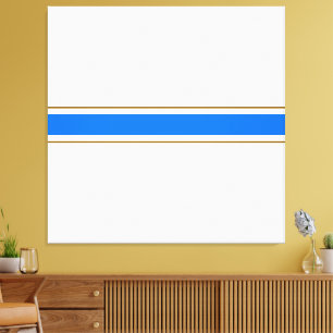 Toile Bleu Nautique Bleu Brown Stripes De Course Sur Bla