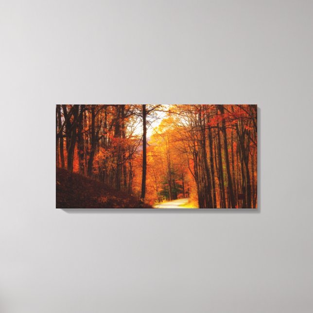 Toile Bleu Ridge Parkway Fall (Recto)