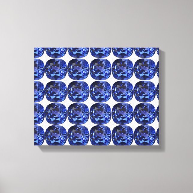 Toile Bleu saphir (Recto)