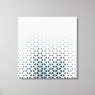 Toile Bleu simple et blanc