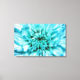 Toile bleue abstraite de fleur