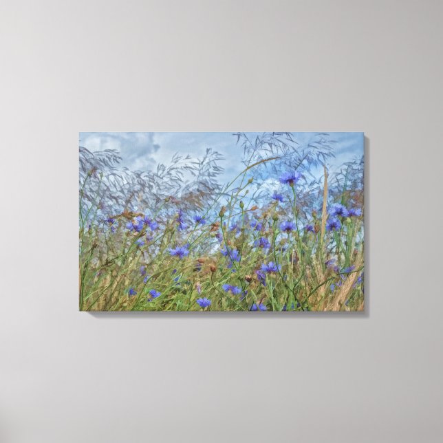 Toile Bleuets (Recto)