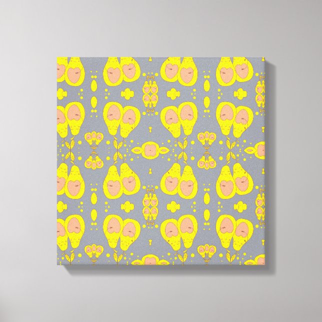 Toile Bliss Avocado : Tapisserie moyenne 50x60 (Recto)