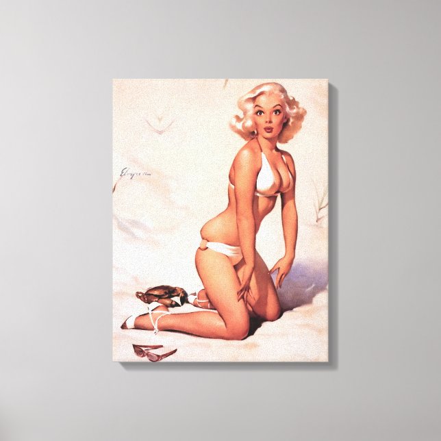 Toile Blond girl (Recto)