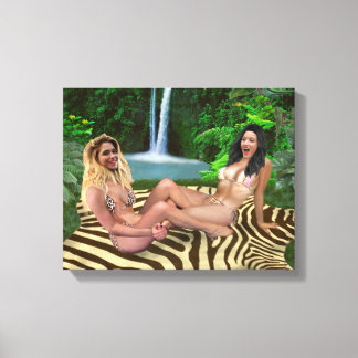 TOILE BLONDE CONTRE BRUNETTE