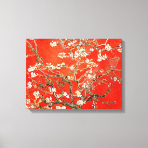 Toile Blossoms d'amandes rouges Vincent Van Gogh