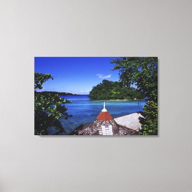 Toile Blue Lagoon, Port Antonio, Jamaïque (Recto)