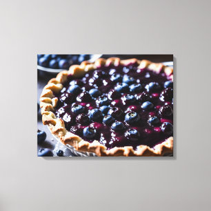 Toile Blueberry Pie