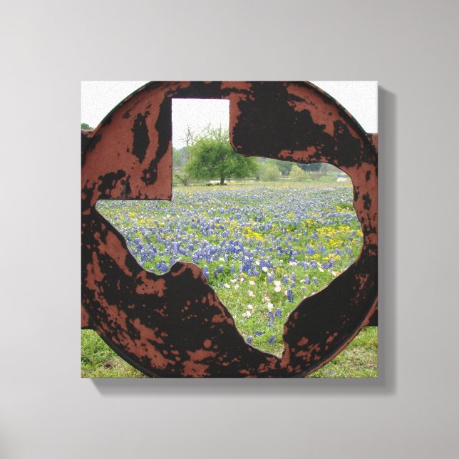 Toile Bluebonnets du Texas (Recto)