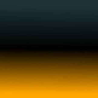 Toile BLUEGREEN BLACK ORANGE Gradient original Canvas