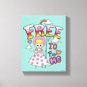Toile Bo Peep "Libre D'Être Moi"