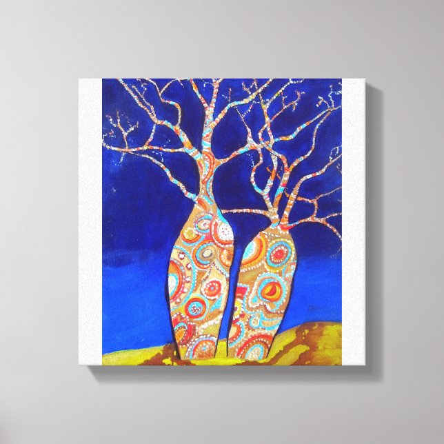 Toile Boab Trees (Recto)